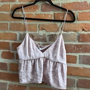 Aritzia Little Moon Rose Smoke Tank Top